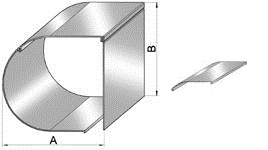 ALUTECH SB-P/RE/1/137 - 305011215 Панель короба SB-P/RE/1/137 - 305011215 для роллет (рольставен)